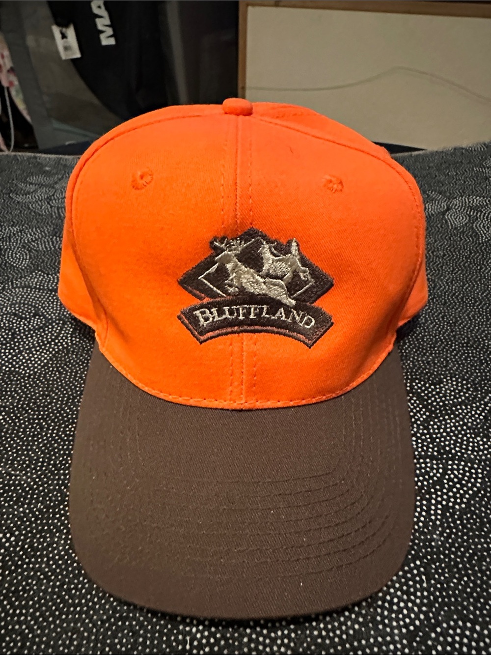 OTTO Orange Crown Brown Brim Bluffland Embroidered Cap